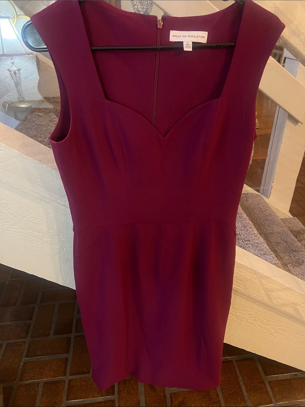 Dress the Population Womens plum dress M